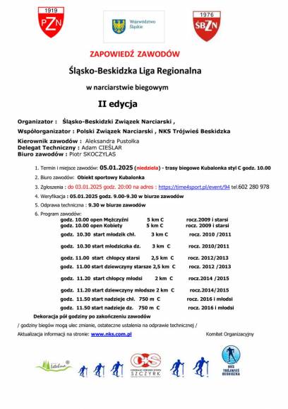 Śląsko-Beskidzka Liga Regionalna w narciarstwie biegowym